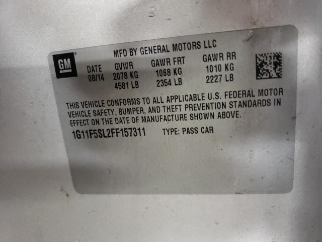 2015 CHEVROLET MALIBU LTZ - 1G11F5SL2FF157311