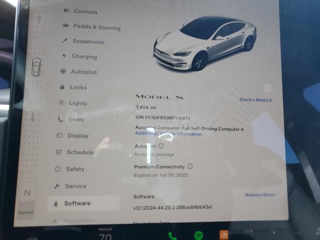 2024 TESLA MODEL S - 5YJSA1E59RF541014