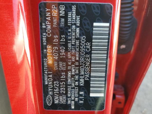 2024 HYUNDAI ELANTRA BL - KMHLM4DJ3RU095005