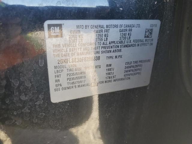 2015 GMC TERRAIN SL 2GKFLSE30F6286338