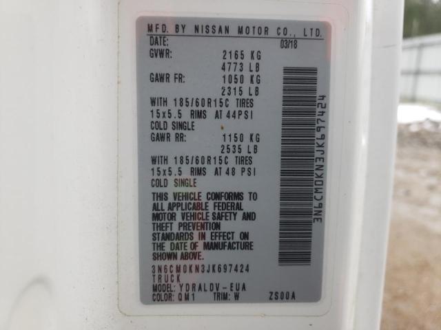 2018 NISSAN NV 2500/35 3N6CM0KN3JK697424