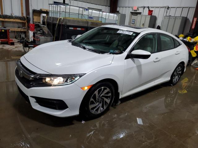 Vin: 19xfc2f79ge201897, lot: 87861715, honda civic ex 20161