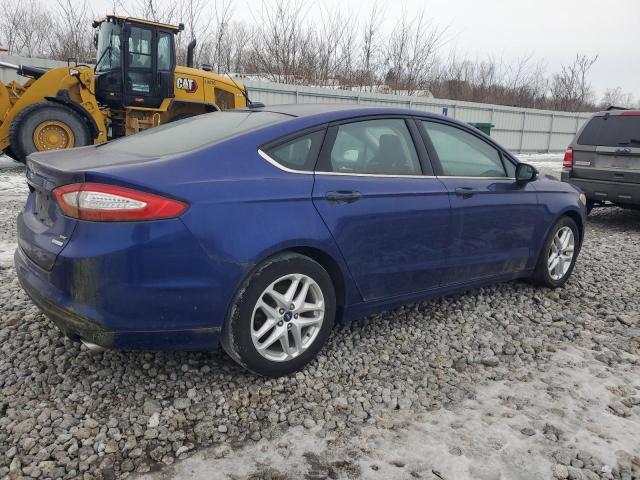 FORD FUSION SE 2013 blue sedan 4d gas 3FA6P0HR0DR134897 photo #4