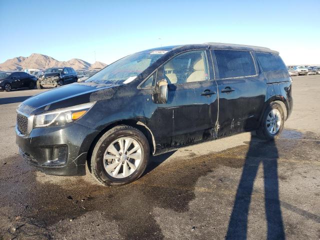 KIA SEDONA LX 2016 black sports v gas KNDMB5C10G6150601 photo #1