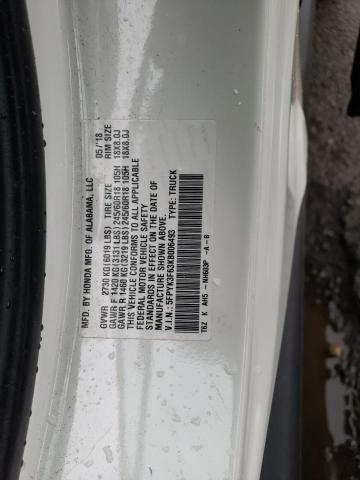 2019 HONDA RIDGELINE - 5FPYK3F63KB006493