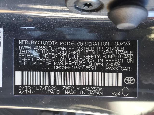 2023 TOYOTA COROLLA LE - JTDBCMFE1P3018591