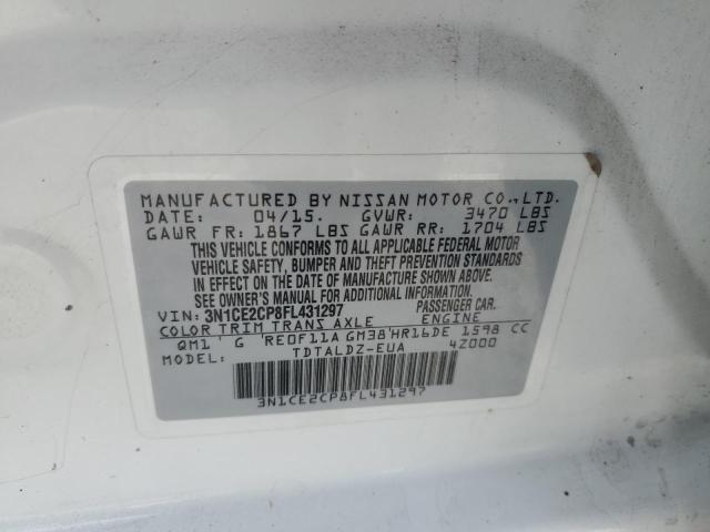 2015 NISSAN VERSA NOTE - 3N1CE2CP8FL431297