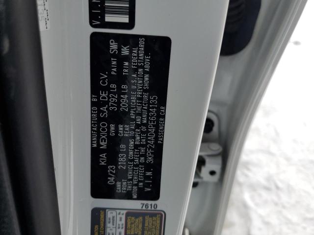 2023 KIA FORTE LX 3KPF24AD4PE634135