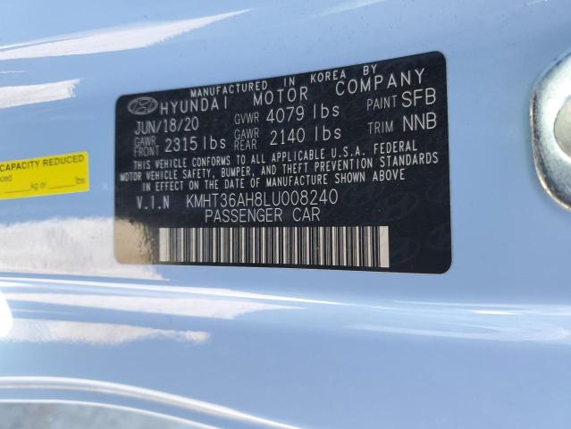 2020 HYUNDAI VELOSTER N - KMHT36AH8LU008240