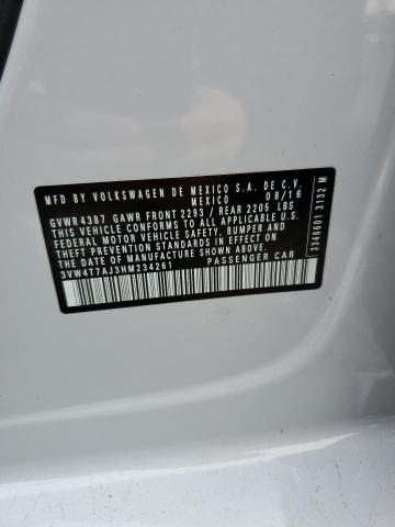 2017 VOLKSWAGEN JETTA GLI 3VW4T7AJ3HM234261