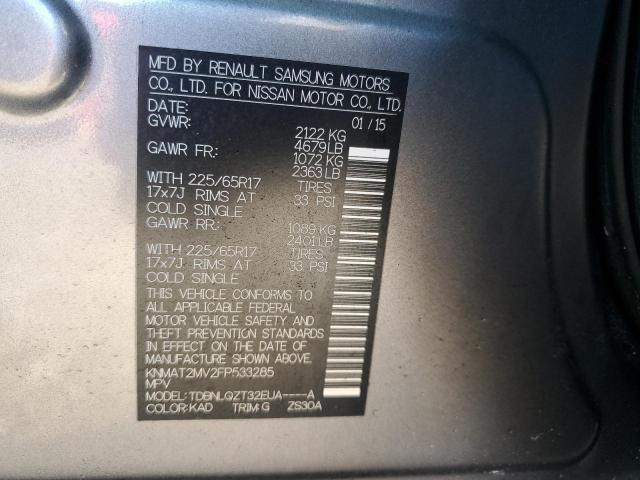 2015 NISSAN ROGUE S - KNMAT2MV2FP533285