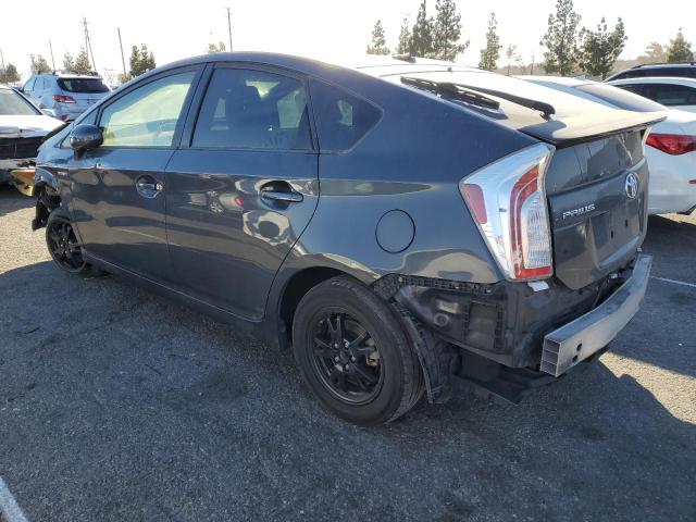 TOYOTA PRIUS 2013 gray hatchbac hybrid engine JTDKN3DU4D5663234 photo #3