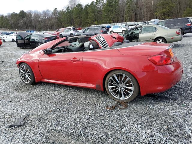 INFINITI G37 SPORT 2013 red  gas JN1CV6FE8DM771845 photo #3