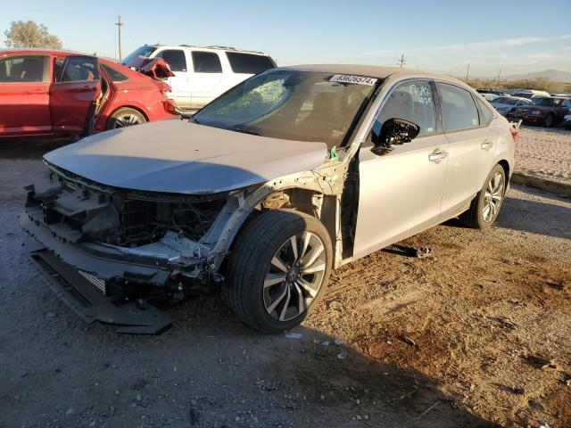 HONDA CIVIC EX 2023 silver  gas 2HGFE1F7XPH318091 photo #1