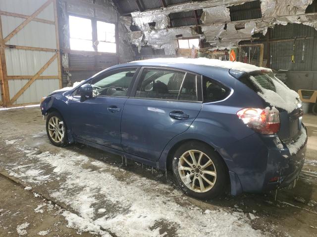 SUBARU IMPREZA PR 2013 blue station gas JF1GPAC62DH809318 photo #3