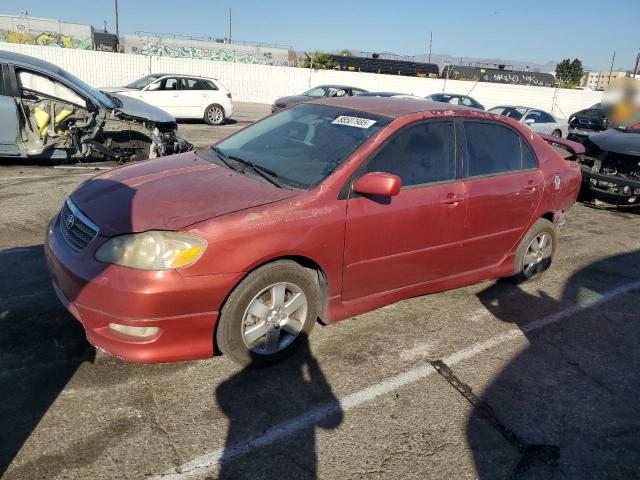 TOYOTA COROLLA CE 2008 red  gas 1NXBR32EX8Z960970 photo #1