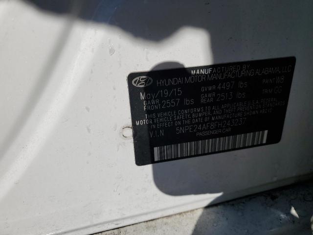 2015 HYUNDAI SONATA SE - 5NPE24AF8FH243237
