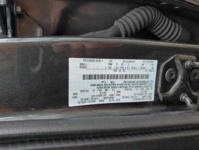 2018 FORD F150 SUPER 1FTEW1C57JFC91743