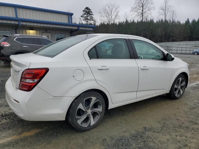 CHEVROLET SONIC PREM 2018 white  gas 1G1JF5SB2J4138821 photo #4