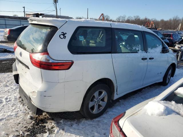 TOYOTA SIENNA L 2018 white  gas 5TDZZ3DC5JS944216 photo #4