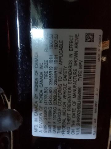 2020 HONDA CR-V TOURI - 2HKRW2H90LH664990