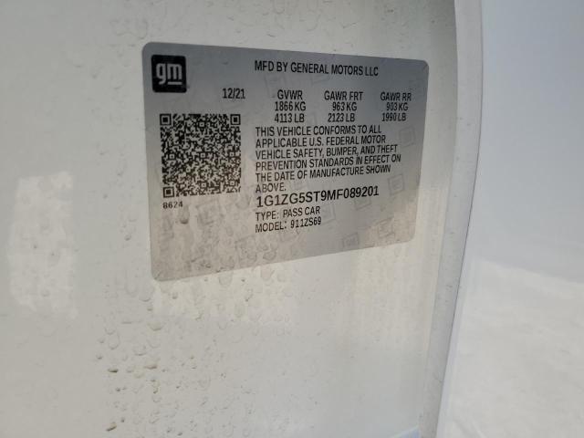2021 CHEVROLET MALIBU RS - 1G1ZG5ST9MF089201