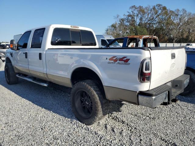 FORD F350 SRW S 2008 white crew pic diesel 1FTWW31R98EB04721 photo #3