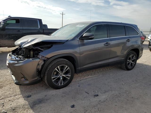 5TDZZRFH9KS319282 Toyota Highlander Le 2019