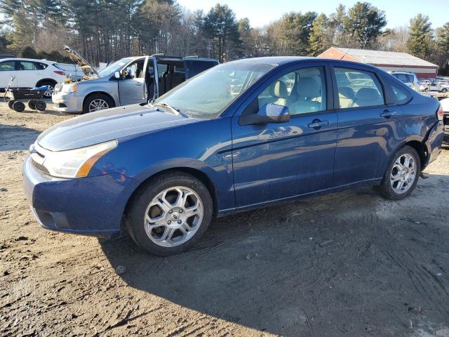 FORD FOCUS SES 2009 blue sedan 4d gas 1FAHP36NX9W139300 photo #1