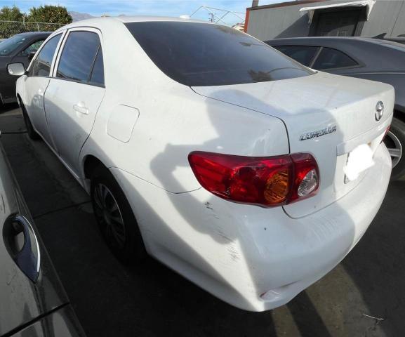 TOYOTA COROLLA BA 2009 white sedan 4d gas JTDBL40E79J015928 photo #4