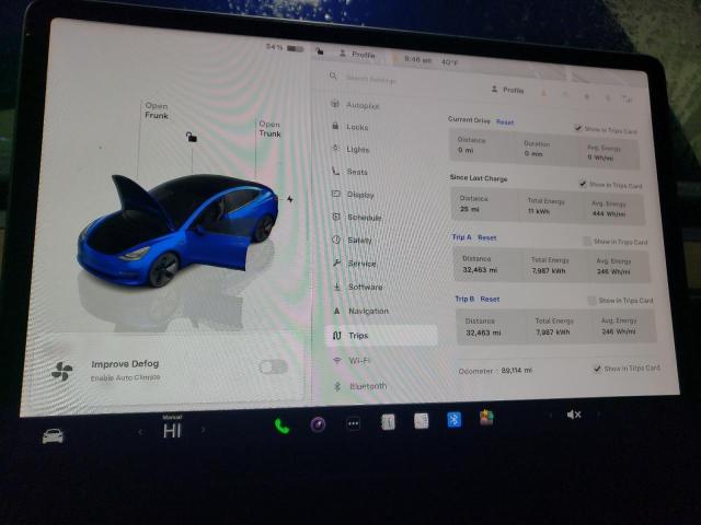 2022 TESLA MODEL 3 - 5YJ3E1EA7NF287559