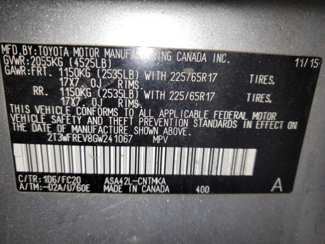 2016 TOYOTA RAV4 XLE - 2T3WFREV8GW241067