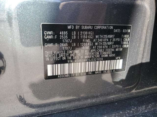 2018 SUBARU OUTBACK 2. - 4S4BSAHC5J3321020