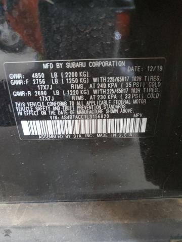 2020 SUBARU OUTBACK PR - 4S4BTACC1L3156820