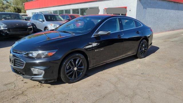 CHEVROLET MALIBU LT 2018 black  Gasoline 1G1ZD5ST9JF220423 photo #3