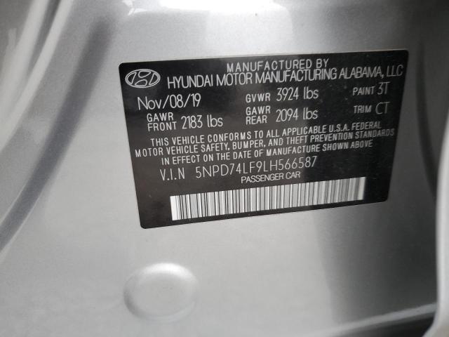 2020 HYUNDAI ELANTRA SE - 5NPD74LF9LH566587