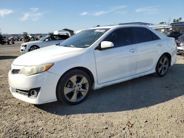 TOYOTA CAMRY SE 2012 white  gas 4T1BK1FK8CU516861 photo #1