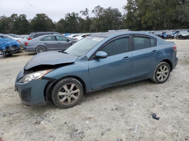 MAZDA 3 I 2011 blue  gas JM1BL1VF9B1445756 photo #1