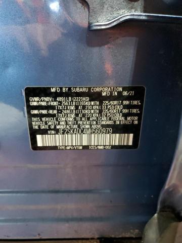 2021 SUBARU FORESTER JF2SKADC4MH560979
