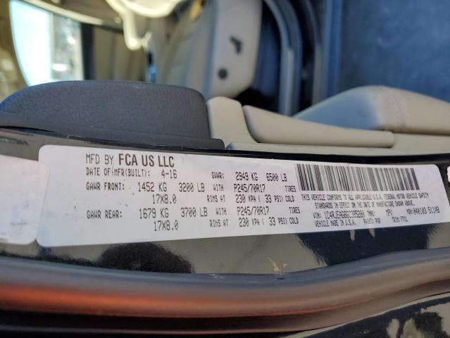 2016 JEEP GRAND CHER - 1C4RJEAG6GC385280