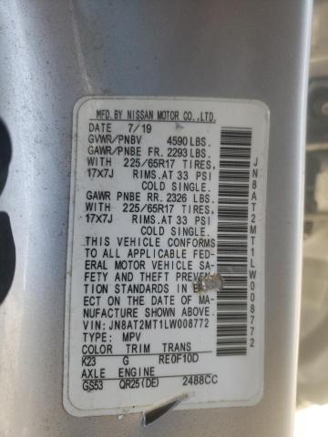 JN8AT2MT1LW008772 2020 NISSAN ROGUE