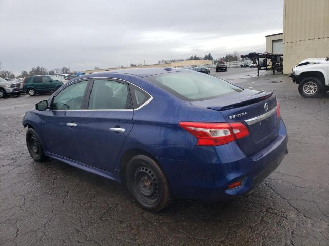 NISSAN SENTRA S 2019 blue  Gasoline 3N1AB7AP6KY379407 photo #3