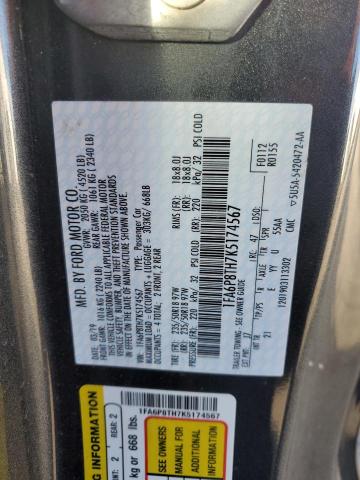 2019 FORD MUSTANG 1FA6P8TH7K5174567