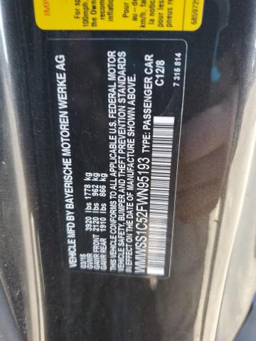 2015 MINI COOPER PAC WMWSS1C52FWN95193