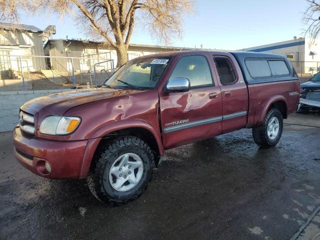 TOYOTA TUNDRA ACC 2003 maroon  gas 5TBBT44133S334785 photo #1