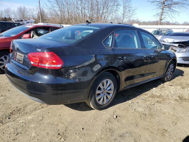 VOLKSWAGEN PASSAT 2015 black  gas 1VWAT7A35FC005115 photo #4