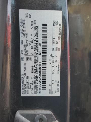 2016 FORD ESCAPE SE - 1FMCU9GXXGUB42301