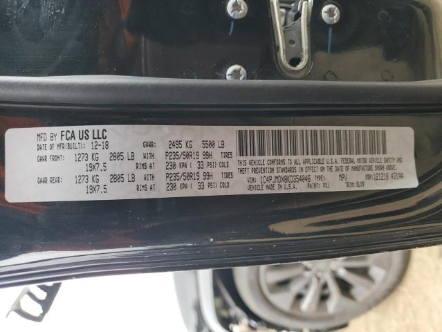 2019 JEEP CHEROKEE L - 1C4PJMDX8KD354046