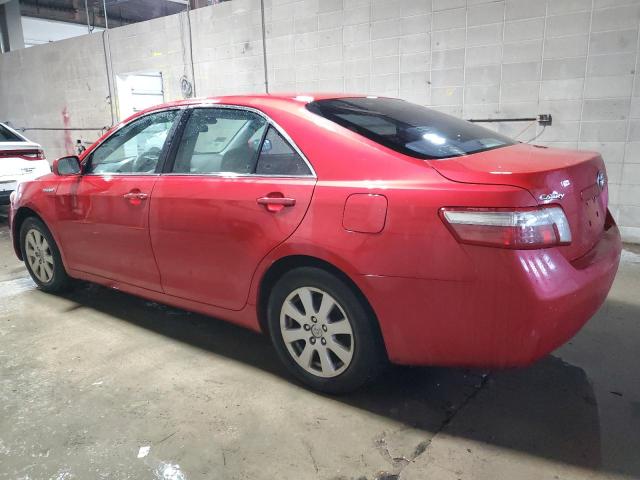 TOYOTA CAMRY HYBR 2008 red sedan 4d hybrid engine 4T1BB46K68U031501 photo #3