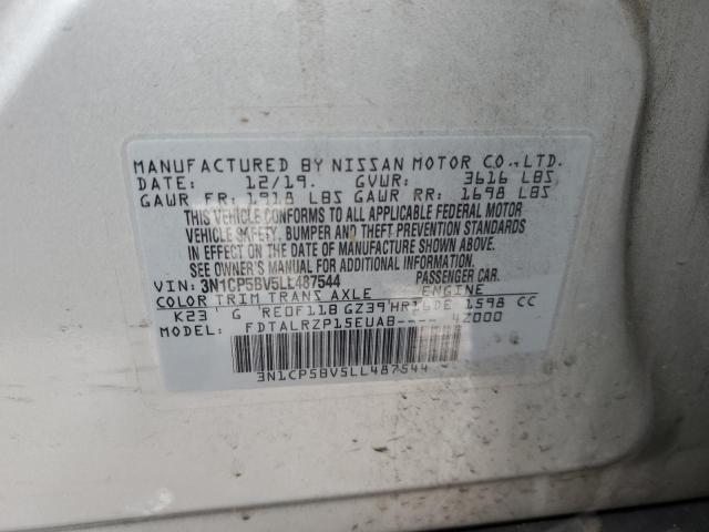 2020 NISSAN KICKS S - 3N1CP5BV5LL487544
